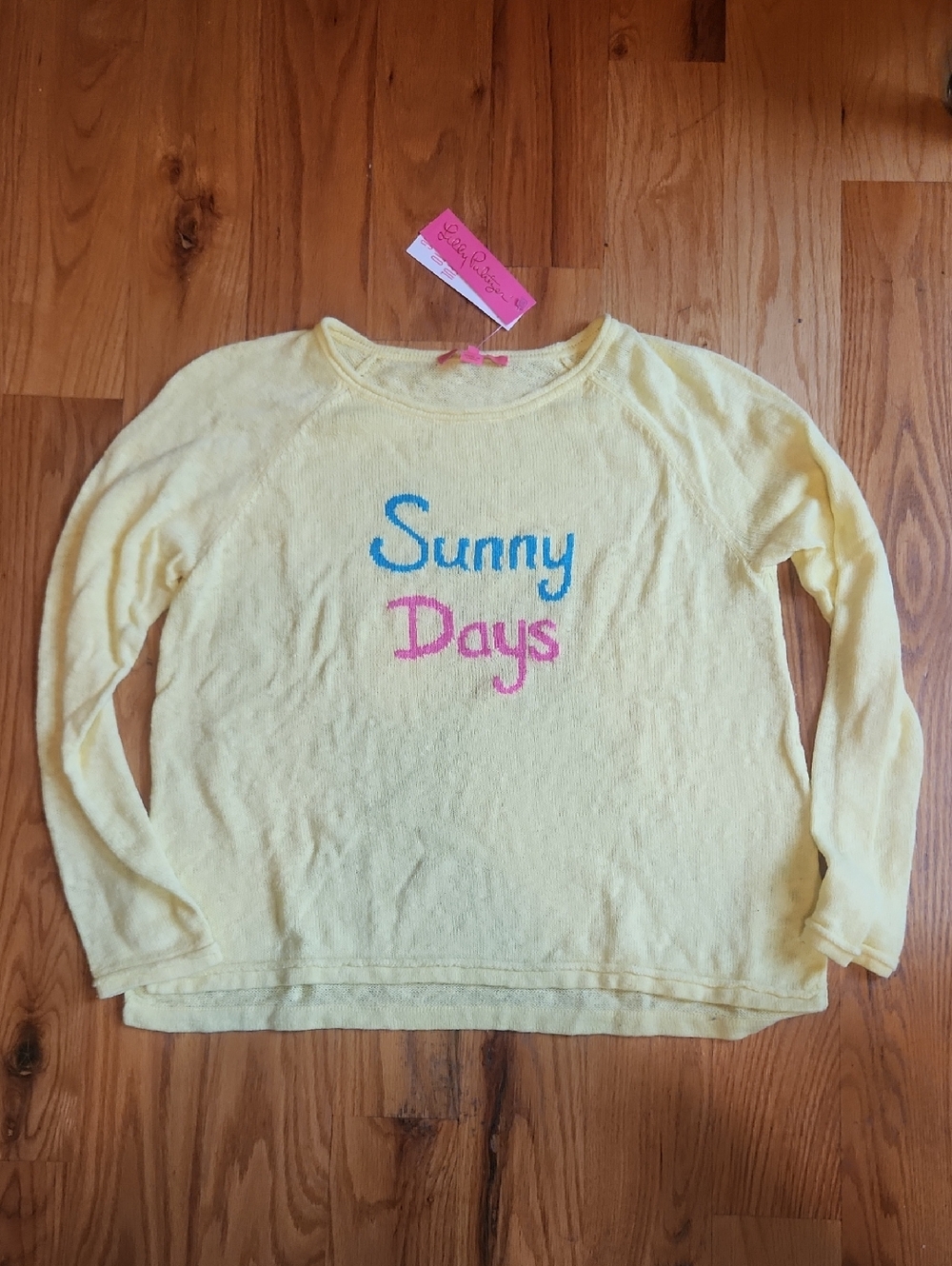 Lilly Pulitzer Yellow "Summy Days" Dannette Sweater